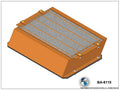 Filtro de ar Brackett Aero BA-8110 com elemento BA-8103-1 para Cessna 180, 182 e 185