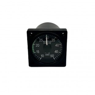 CFI Manifold Pressure Gauge 10-50" HG ABS 2-1/4" MAP2-50