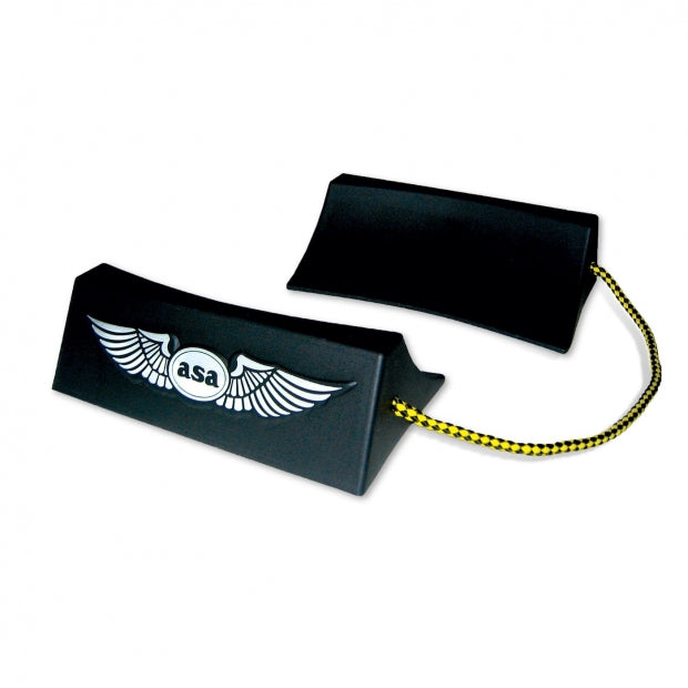 ASA WHEEL CHOCKS MOLDED PLASTIC (7.75" X 2.5" X 4.5") ASA-CHOCKS