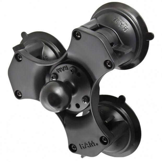 RAM MOUNTS KIT 4 SUCTION TRIPLE MOUNT RAP-365-224-1U (C-SIZE)