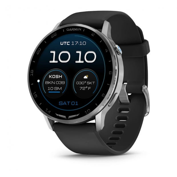 GARMIN WATCH D2 AIR X15 AVIATOR SMARTWATCH SILVER 010-03014-50