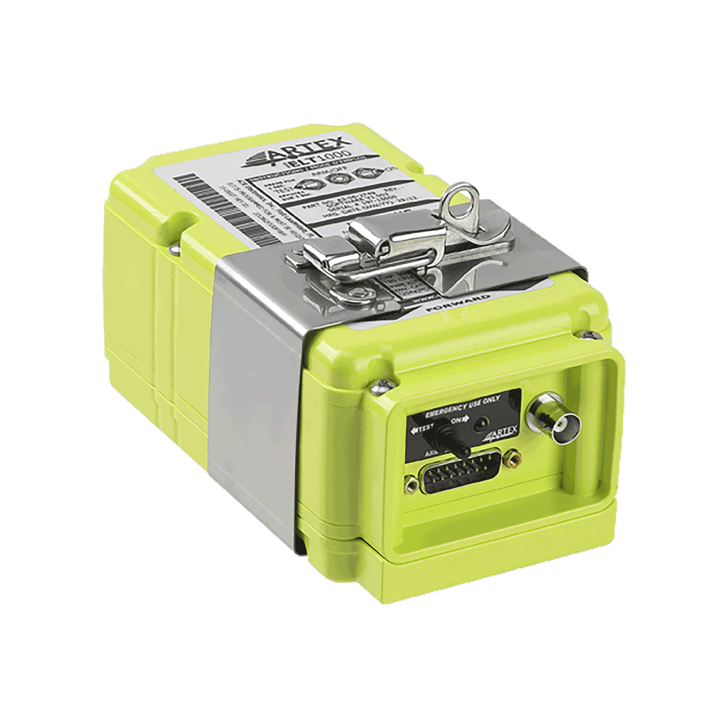 ARTEX ELT 1000 em tres quartos, com a etiqueta de identificacao no topo e a cinta de montagem em aco inox