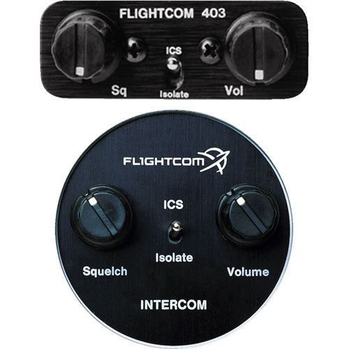 FLIGHTCOM INTERCOM STEREO 403 VOICE ACTIVATED 101-0243-10