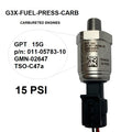 GARMIN G3X SYSTEM FUEL PRESSURE SENSOR 15 PSIG 011-05783-10