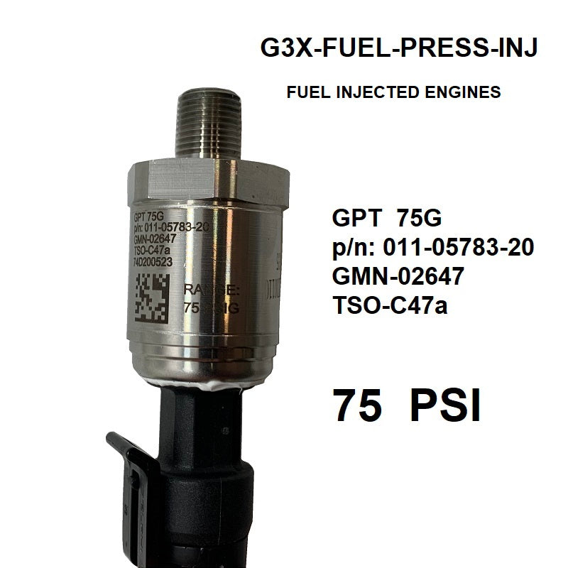 GARMIN G3X SYSTEM FUEL PRESSURE SENSOR 75 PSIG 011-05783-20