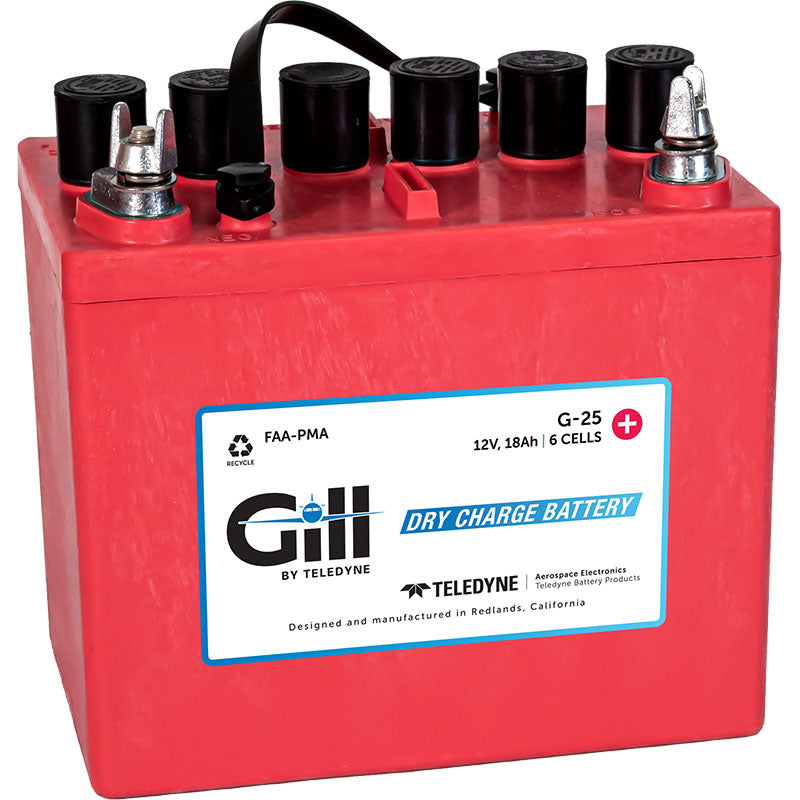 GILL BATTERY G25 DRY 12V 18AH 2QT