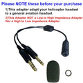 HEADSET CABLE ADAPTER U174 TO DUAL PLUG