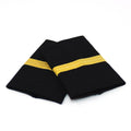 PILOT UNIFORM EPAULETS/PALETERAS 1-BAR GOLD METALLIC BLACK...