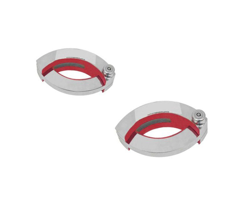 Par de travas de hélice Scorpion Lock em aço cromado