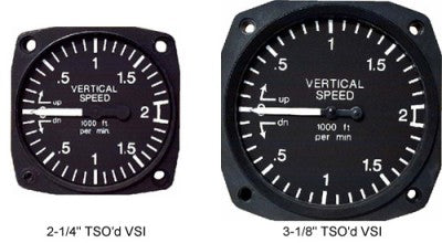 UMA INSTRUMENTS VERTICAL SPEED 2000FM TSO T8-310-20